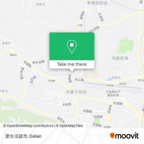 爱生活超市 map