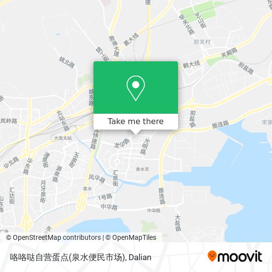 咯咯哒自营蛋点(泉水便民市场) map