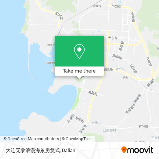 大连无敌浪漫海景房复式 map