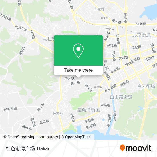 红色港湾广场 map