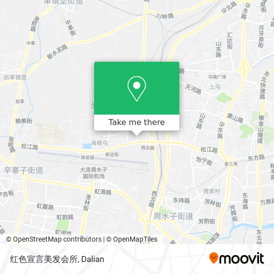 红色宣言美发会所 map