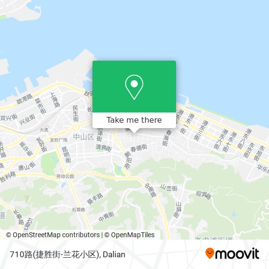 710路(捷胜街-兰花小区) map