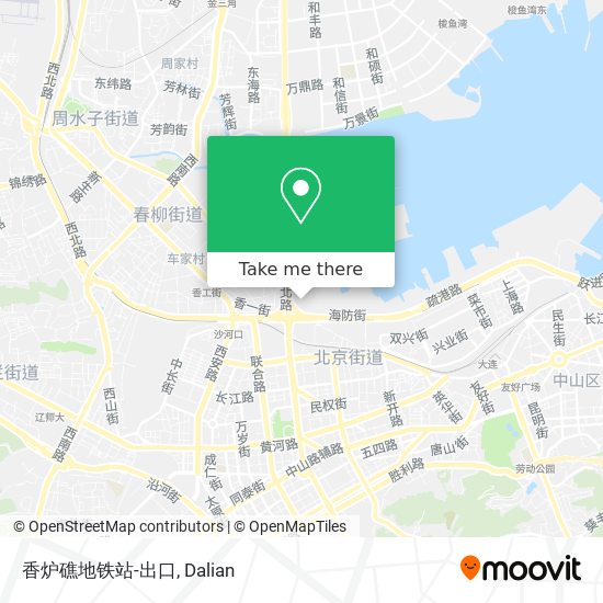 香炉礁地铁站-出口 map
