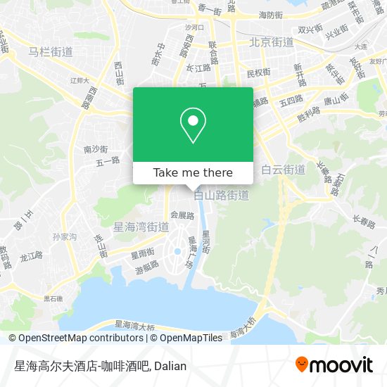 星海高尔夫酒店-咖啡酒吧 map
