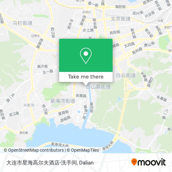 大连市星海高尔夫酒店-洗手间 map