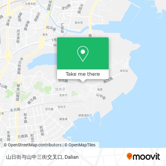 山日街与山中三街交叉口 map