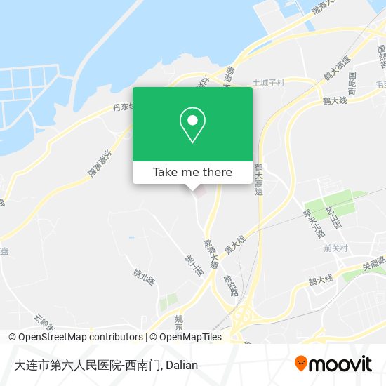 大连市第六人民医院-西南门 map