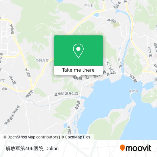 解放军第406医院 map