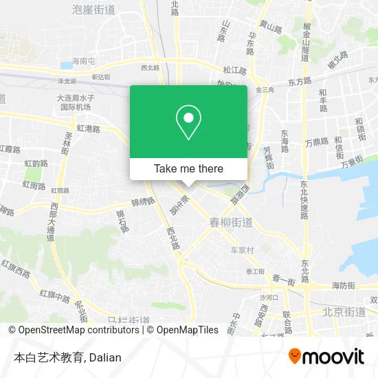 本白艺术教育 map
