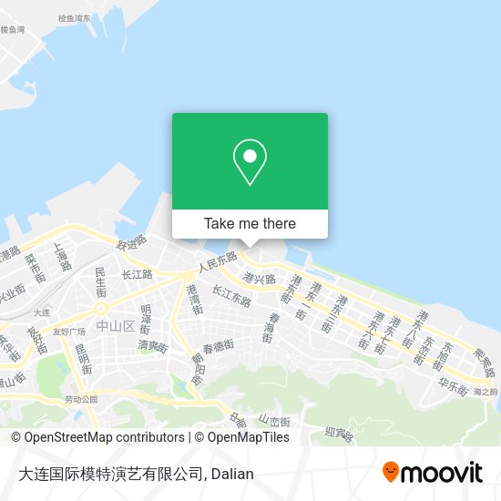 大连国际模特演艺有限公司 map