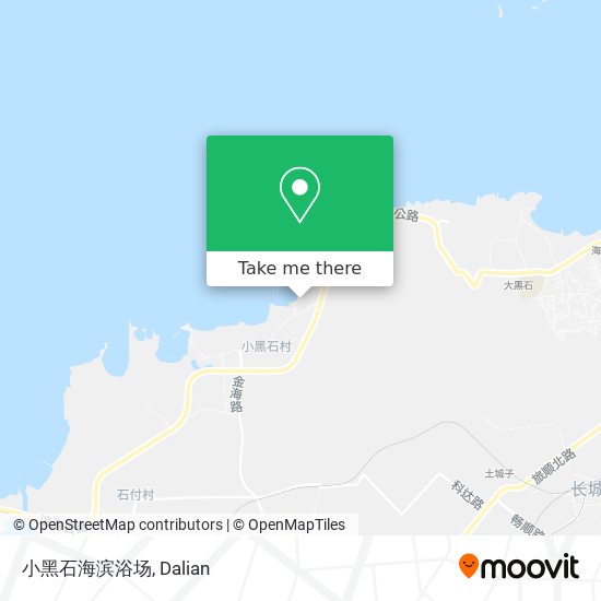 小黑石海滨浴场 map
