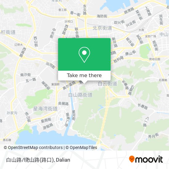 白山路/绕山路(路口) map