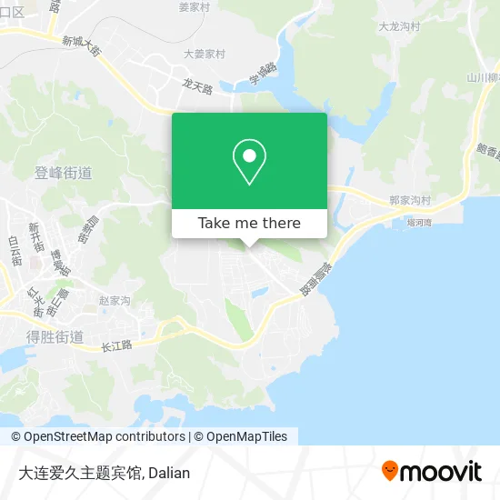 大连爱久主题宾馆 map