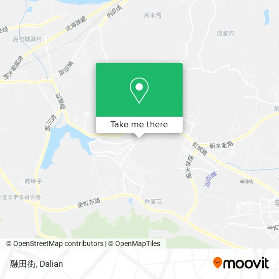 融田街 map
