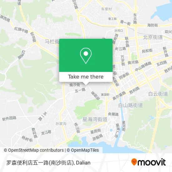 罗森便利店五一路(南沙街店) map