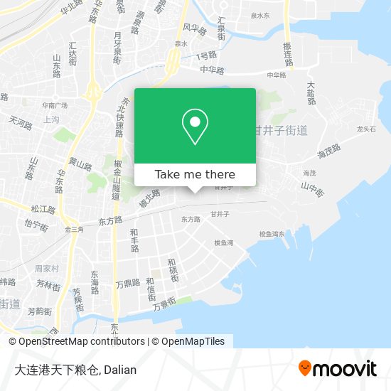 大连港天下粮仓 map