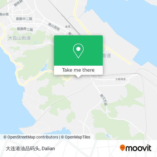 大连港油品码头 map