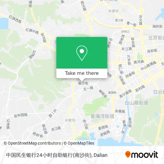 中国民生银行24小时自助银行(南沙街) map