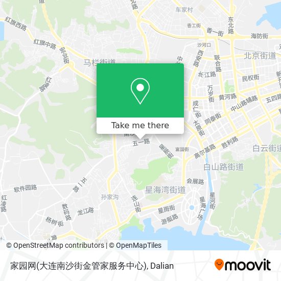家园网(大连南沙街金管家服务中心) map