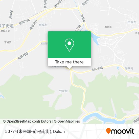 507路(未来城-前程南街) map