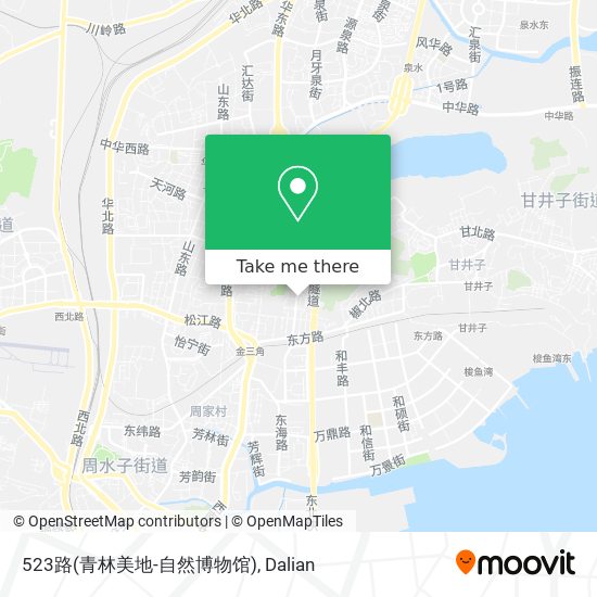 523路(青林美地-自然博物馆) map