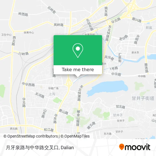 月牙泉路与中华路交叉口 map