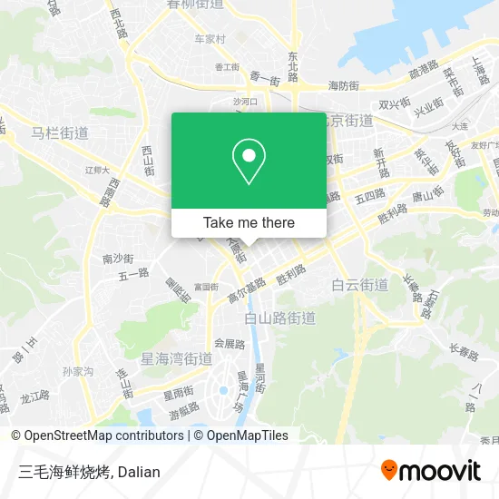 三毛海鲜烧烤 map