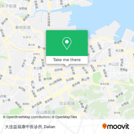 大连益福康中医诊所 map