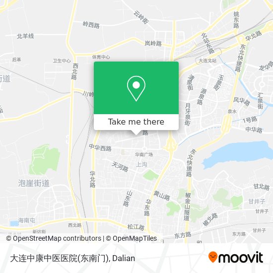 大连中康中医医院(东南门) map
