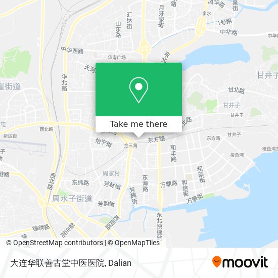 大连华联善古堂中医医院 map