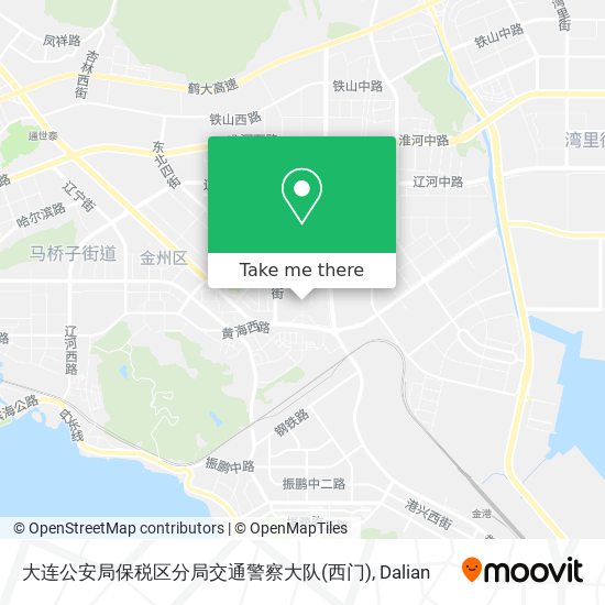 大连公安局保税区分局交通警察大队(西门) map