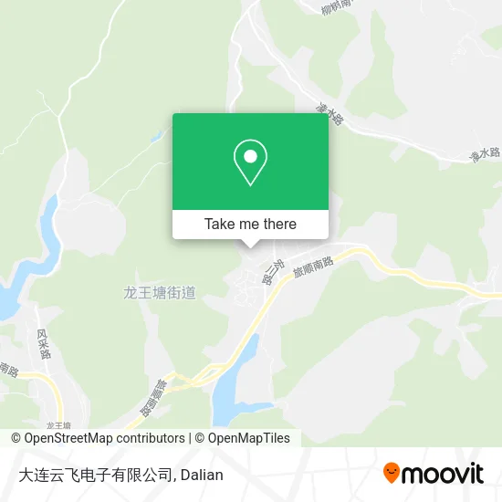 大连云飞电子有限公司 map