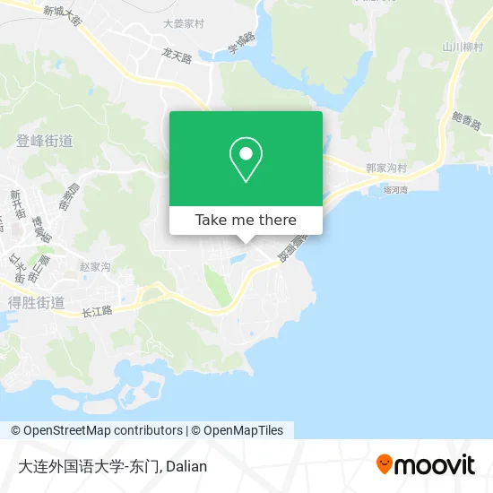 大连外国语大学-东门 map