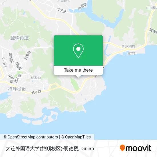 大连外国语大学(旅顺校区)-明德楼 map