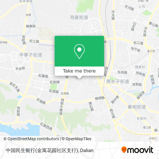 中国民生银行(金寓花园社区支行) map