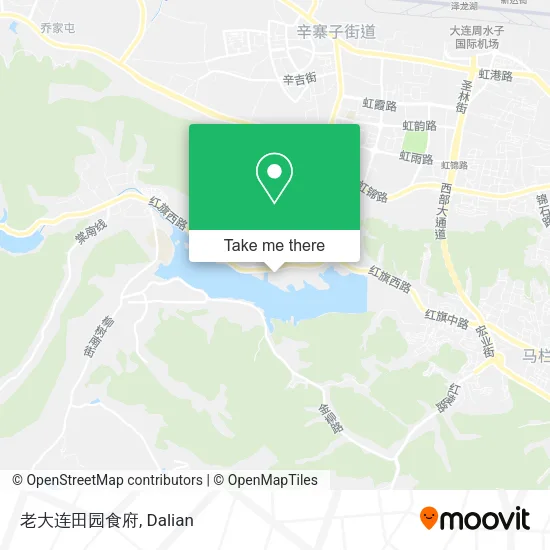 老大连田园食府 map