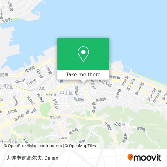 大连老虎高尔夫 map