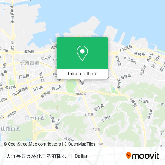 大连昱昇园林化工程有限公司 map