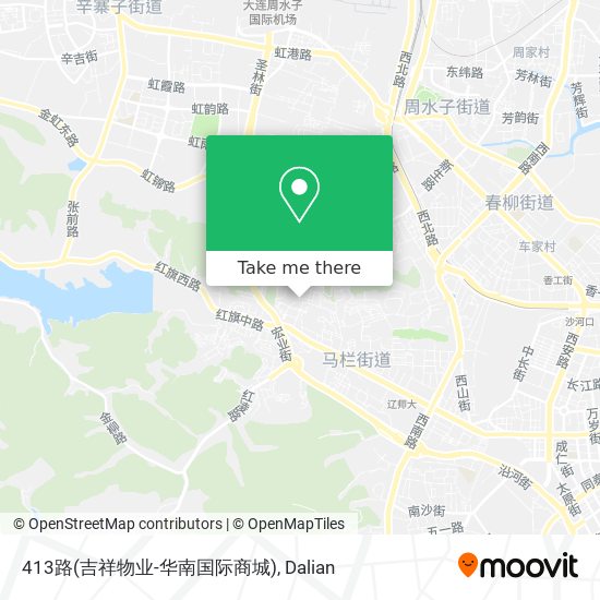 413路(吉祥物业-华南国际商城) map