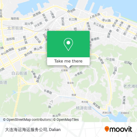 大连海运海运服务公司 map