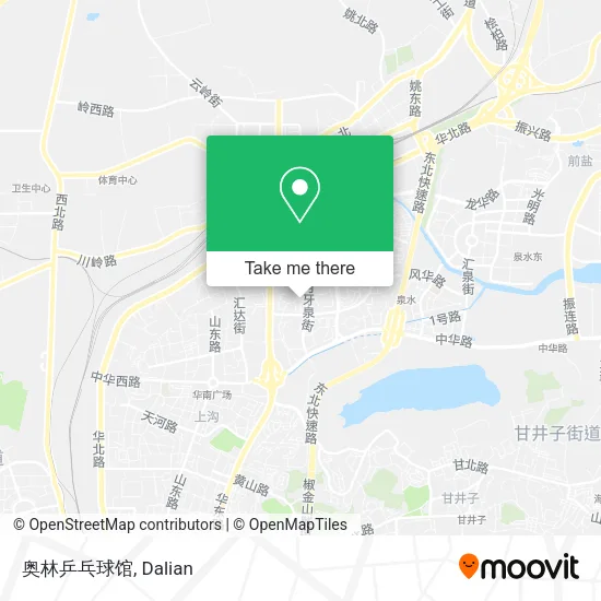 奥林乒乓球馆 map