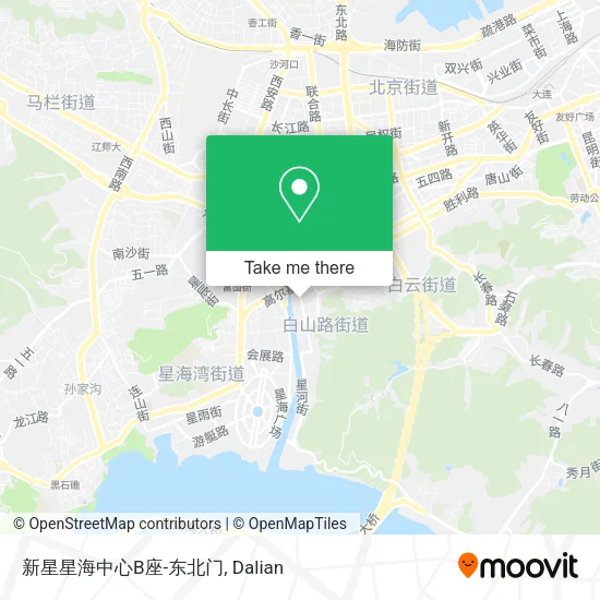新星星海中心B座-东北门 map