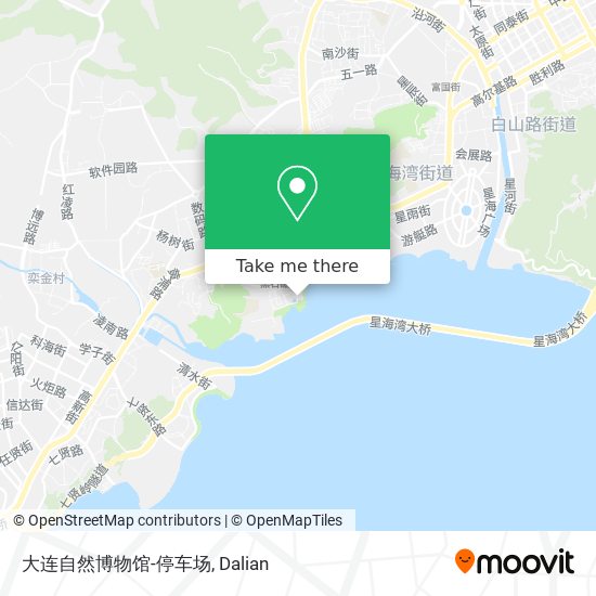 大连自然博物馆-停车场 map