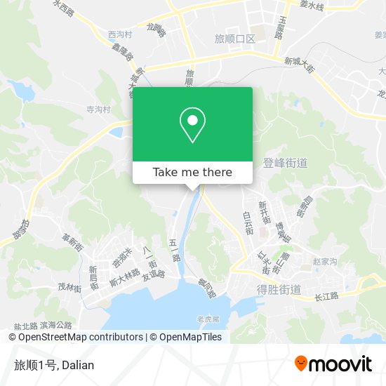 旅顺1号 map
