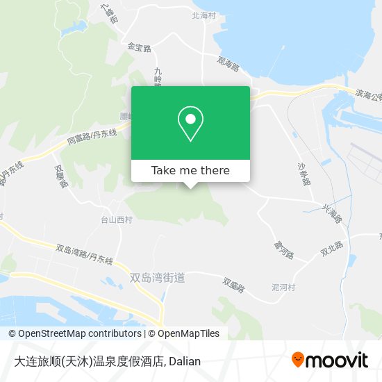 大连旅顺(天沐)温泉度假酒店 map