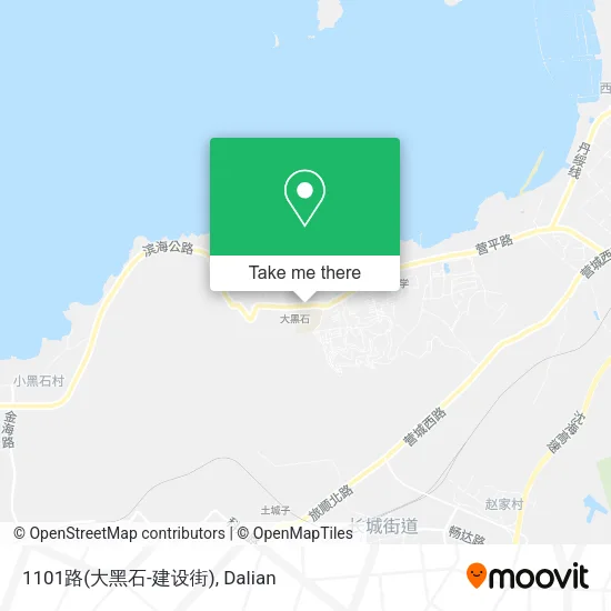 1101路(大黑石-建设街) map