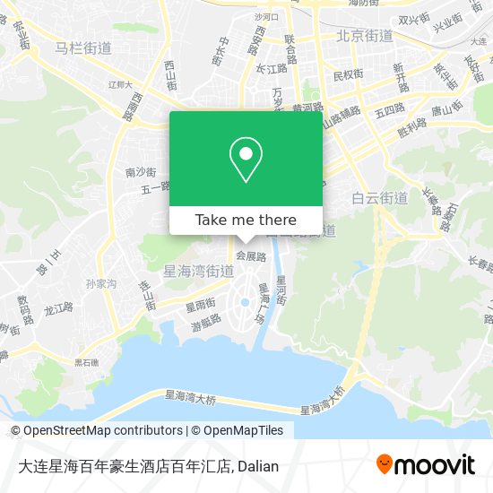 大连星海百年豪生酒店百年汇店 map