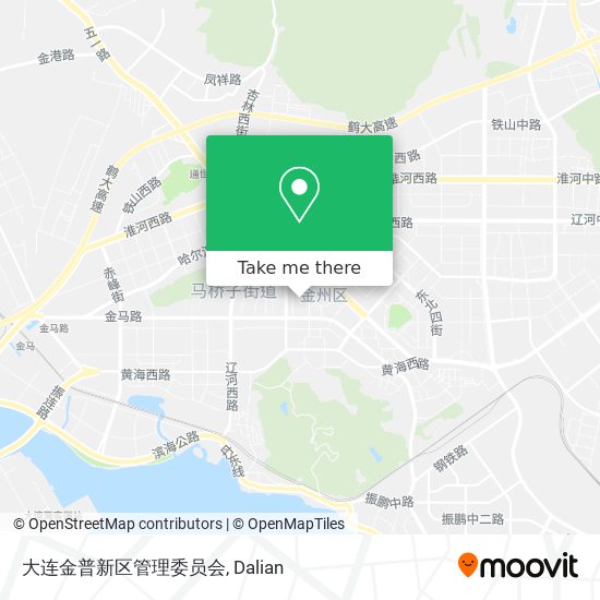 大连金普新区管理委员会 map