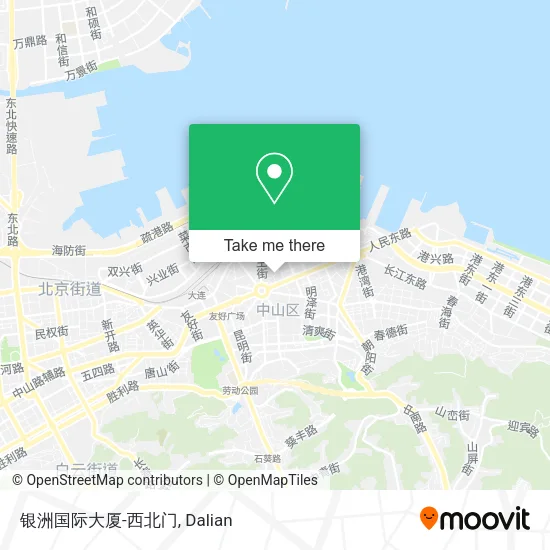 银洲国际大厦-西北门 map