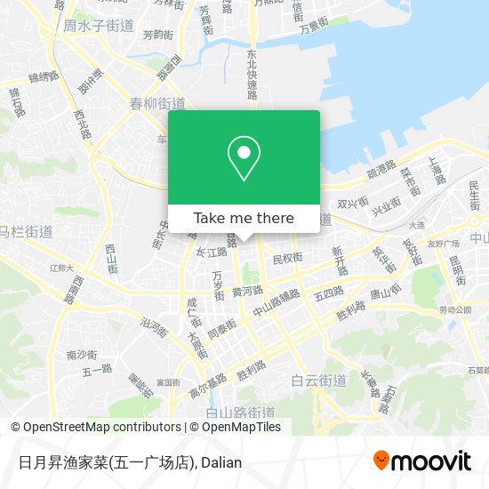 日月昇渔家菜(五一广场店) map
